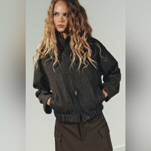 Zara soft bomber jacket BNWT